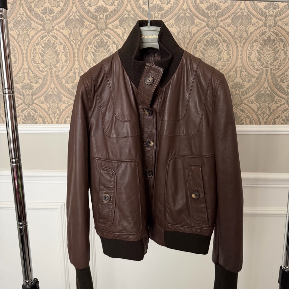 Bally leather jacket